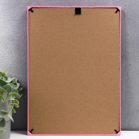 Photo frame plastic L-3 21x30 cm Pink mix (plastic screen)-3