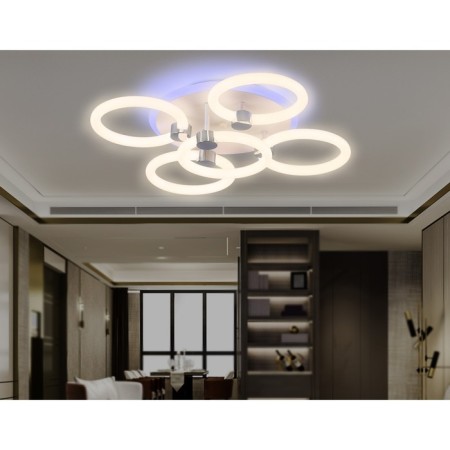 LED ceiling lamp with Ambrella Light, Original, FA3841, 5XLED, 70 W, 5250LUM, 3000-6400K, white color.-9
