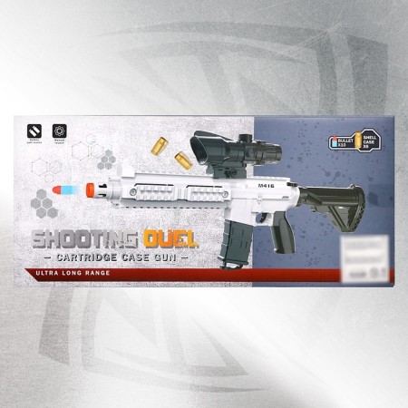 Automat "Sturm", with sleeves, shoots soft bullets, mix color-13