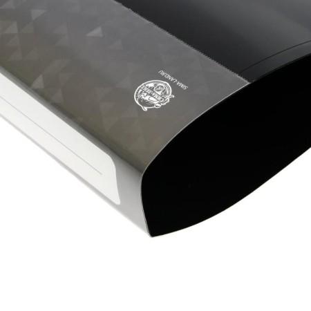Folder on 2 rings A4, Calligrata, 40 mm, 700 μm, pocket at the end, black-3