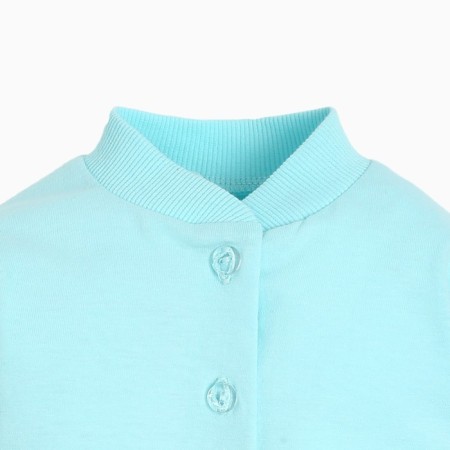 Blouse for a girl, mint color, height 56-62 cm-2