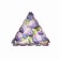 Box for confectionery products with PVC Lid "hydrangea", 18 x 3 cm