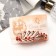 Hair hairpin "Joszy" leaflet, 8 cm