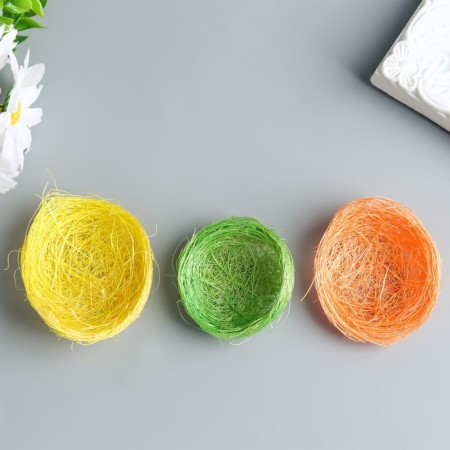 Easter decor "Nest" mix 5x5 cm