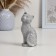 Figure "Cat in silver", 15 cm