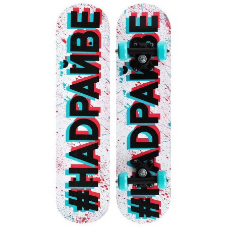 Skateboard Teenage ONLYTOP "#NAVISIS", 62x16 cm, PVC 50 mm wheels, plastic frame-1