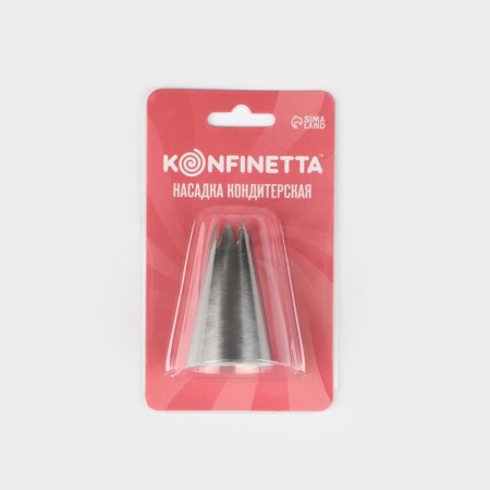Konfinett confectionery “Open Star”, D = 3 cm, 1 cm exit, stainless steel-7
