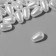 Plastic beads on the pearls “Pearls” drop 0.8 × 0.4 × 0.4 cm, (set 110 pcs.), White color