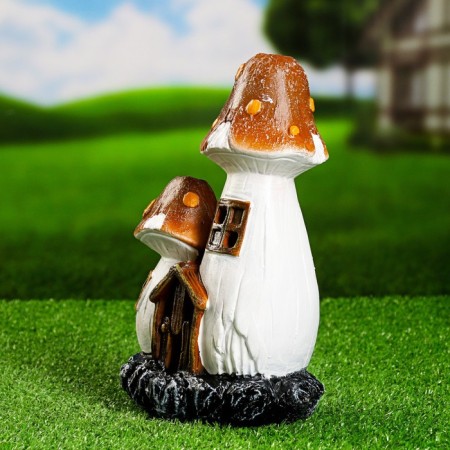 Garden figure "Mushroom Teremok" 24x15cm-1