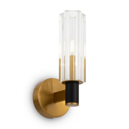 Wall lamp 40W, 1HE14, 24.7x10 cm, brass-6
