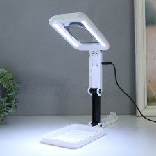 The lupus lamp with increases. The x3 glass for creativity 3 modes LEDX18 from 3AA+ USB 10.5x28 cm