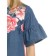 Dress for girls, height 122 cm, blue color