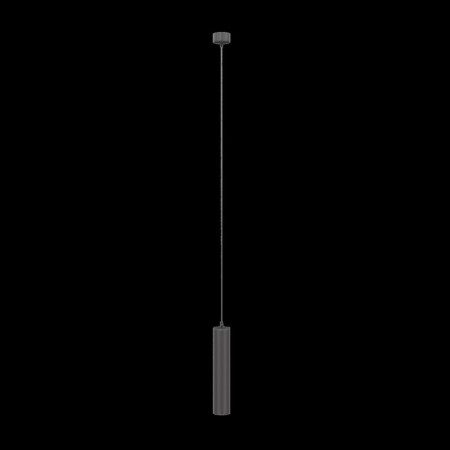 Suspended Technical P075PL-01B, 1xGU10, 10W, 6x6x30 cm, black color-6