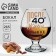 Cognac glass "After 40", decol, 265 ml.