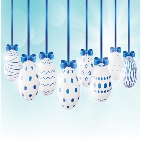 Set of napkins for setting the table "Festive eggs", rectangular, size 32x46 cm, 4 pcs-3
