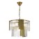 Suspended EVOLUCE lamp. Sle1123-303-05. Tresa. 5x40 watts, E14, 40x40x32 cm, brass color