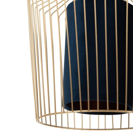 Bayerlux lamp "velvet" E27 40W blue 27x30x12-100cm-5