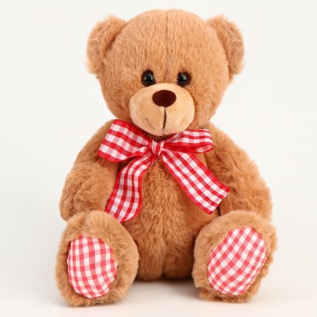 Soft toy "Bear with a bow", 20 cm, color mix-1
