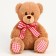 Soft toy "Bear with a bow", 20 cm, color mix