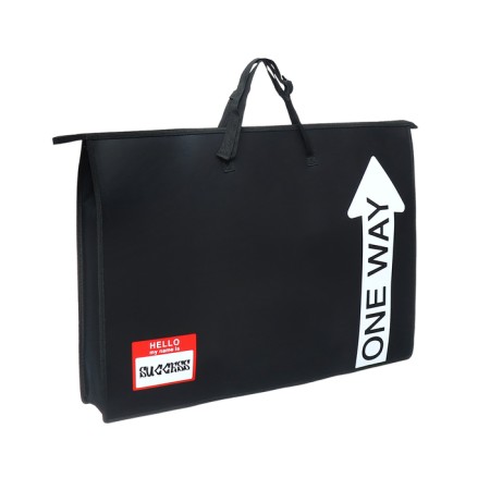 Folder for drawings and drawings A2, 650 x 470 x 110 mm, with handles, plastic, zipper from above, Phoenix "Punk"-1