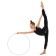 Hoop for rhythmic gymnastics Grace Dance, professional, d = 60 cm, white color