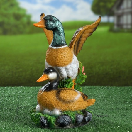 Garden figure "Duck with Selezem" 35cm-4
