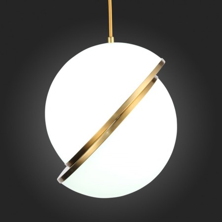Suspension lamp ST LUCE. SL1164.313.01. Laico. 1x60 W, E27, 25x25x30 cm, brass color-13