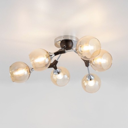 Ceiling chandelier "Til" E27 6x60 watts-7