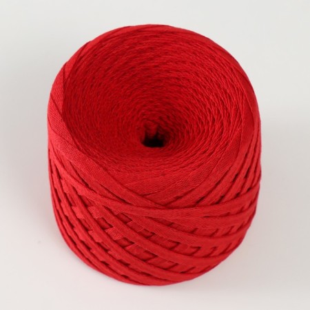 Knitted yarn "Ribbon" 85m/170 ± 5 g (red)-1