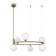 Suspension lamp Maytoni Mod013PL-06BS1, 6XG9, 25W, 65x58x178 cm, brass color
