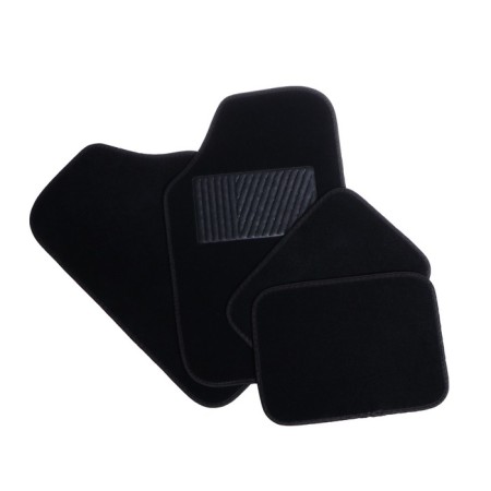 Car mats Torso, pile, 62 × 42 cm, 43 × 30 cm, black, set 4 pcs-1