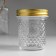 Bank for candles glass with a lid "Romb" transparent 200 ml 7x7x8.5 cm
