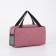 Cosmetic bag with a net, a dark pink color