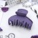 Hair crab "velvet" classic, 6.5 cm, mix