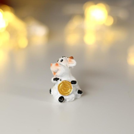 Souvenir Polystone "Gobby marshmallow with money" MIX 4x3.2x2.8 cm-2