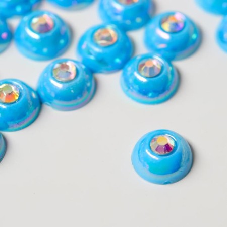 Decor for creativity Plastic "Half-Pesterpoline with Straza Sinia" set 40 pcs 1x1x0.5 cm
