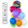 A set of balloons "drinks, birthday" foil. Latex, 10 pcs