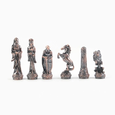 Souvenir chess "Middle Ages", h king-8 cm, h Parashka-5.6 cm. D-2 cm, 36 x 36 cm-2