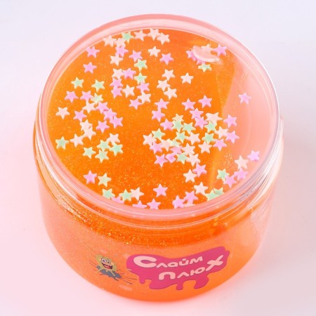 Slime Plus "Sea", with sparkles and balls, assorted-6