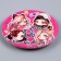 Disposable paper plate "anime", stickers 18 cm
