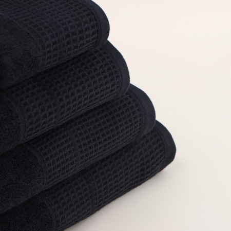 Trure -colored towel SL Home: Waffle "Dark Mare" 50x90 cm, 100% cotton, 490 g/m2-9