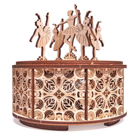 Musical box "Dancing ballerinas"-6