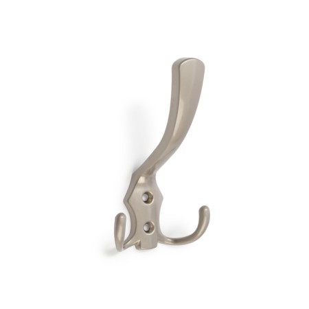 Hook furniture tundra TKT004, three -rod, satin nickel