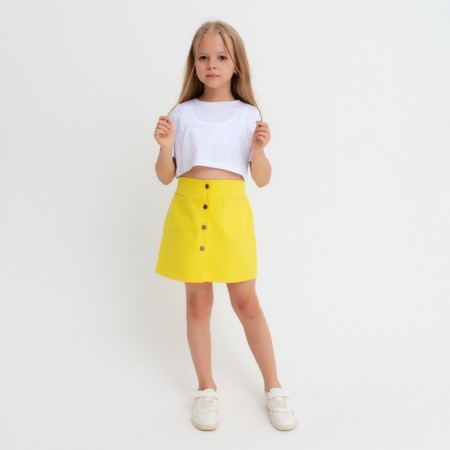 Children's skirt KAFTAN, size 30 (98-104 cm), yellow color