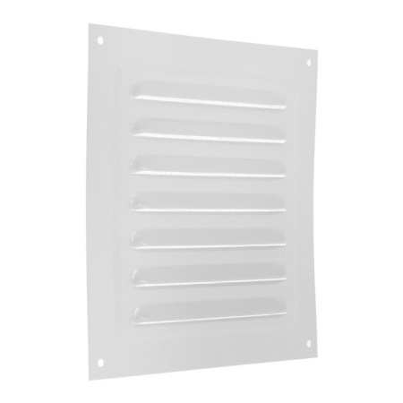 Ventilation grate Zein Lux RM1717C, 175 x 175 mm, with a grid, metal, gray-4