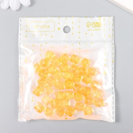 Busins ​​Plastic "Crystal Multicarrier. Tangerin" Transparent set 20 g 1x1x1 cm-2