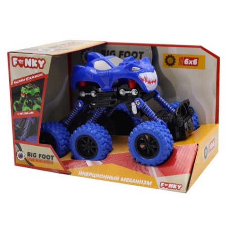 Inertial Funky Toys “SUV” machine, blue color-2