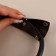 Linings on the handle for a bag, on the buttons, 13 × 9 cm, 2 pcs, the color is dark brown
