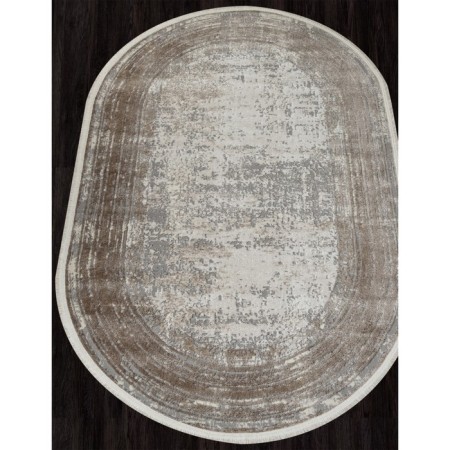 Oval carpet kardlen marmaris, size 145x230 cm, color Gry/D.Beige-1
