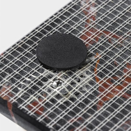Magistro Marble marble tray, 38 × 18 cm, black color-4